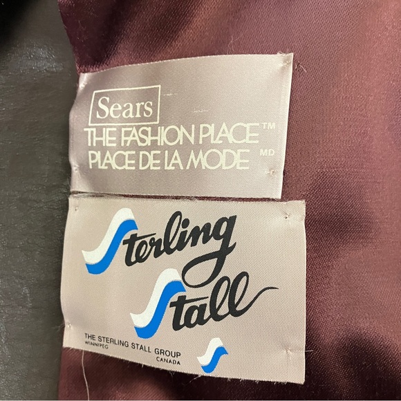 Vintage faux fur mink coat medium brown vegan classic mink tails tassels trench - Picture 10 of 12